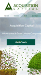 Mobile Screenshot of acquisitioncapital.com
